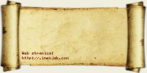 Alimpije Bakić vizit kartica